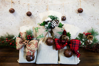 Christmas linen gift bag (READY AFTER DEC 13)